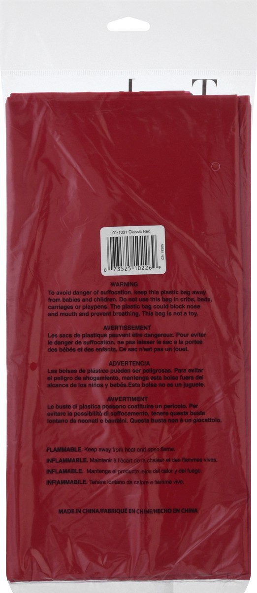 slide 6 of 8, Touch of Color Ici Plastic Tablecloth Rectangle, 1 ct