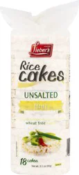 Lieber's Thin Unsalted Rice Cakes - 18 ct