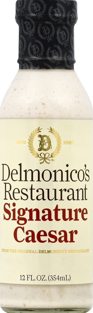 slide 2 of 2, Delmonico's Restaurant Signature Caesar Dressing, 12 oz