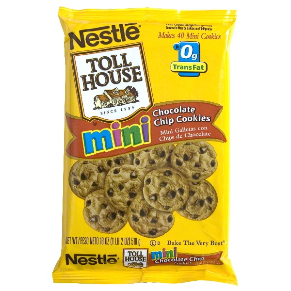 slide 1 of 1, Nestlé Toll House Mini Chocolate Chip Cookie Dough, 16.5 oz