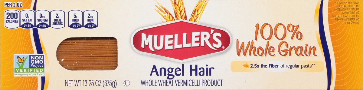 slide 7 of 12, Mueller's 100% Whole Grain Angel Hair 13.25 oz, 13.25 oz