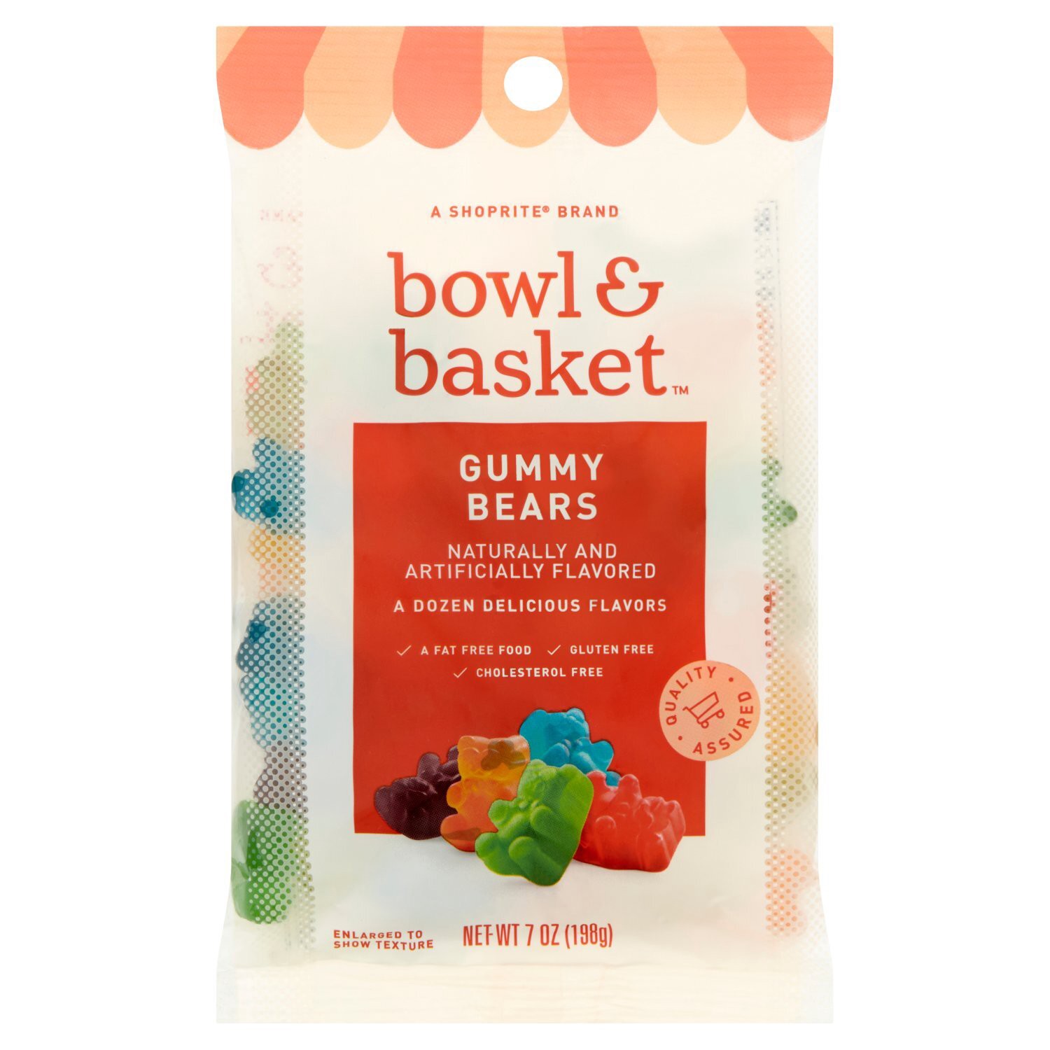Yellow Raspberry Vs Red Raspberry Bowl & Basket Gummy Bears, 7 oz | Shipt
