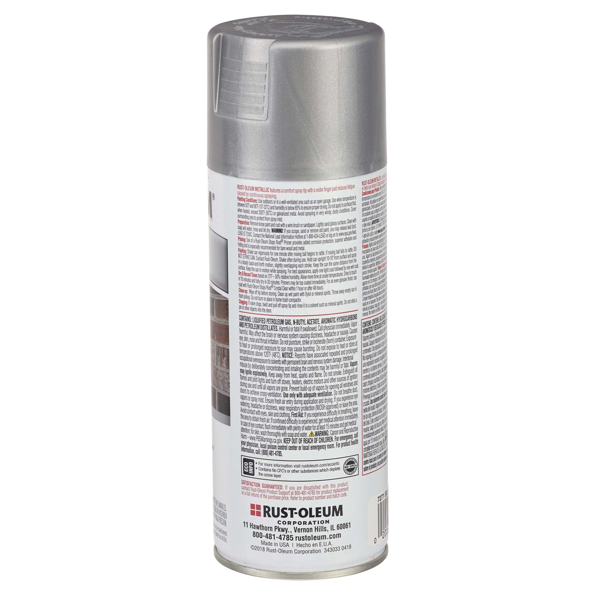 slide 5 of 9, Rust-Oleum Stops Rust Protective Metallic Finish Spray Paint - 7271830, Silver, 11 oz