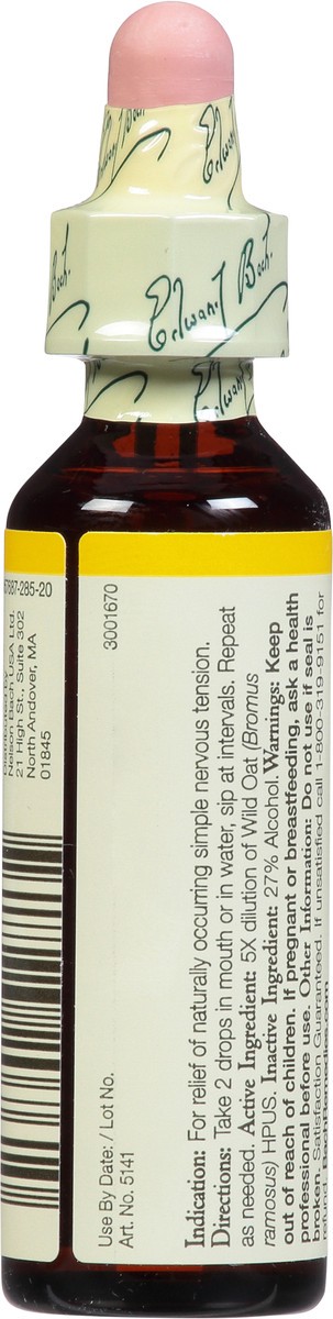 slide 4 of 9, Bach Original Flower Remedies Wild Oat 0.7 fl oz, 0.70 fl oz