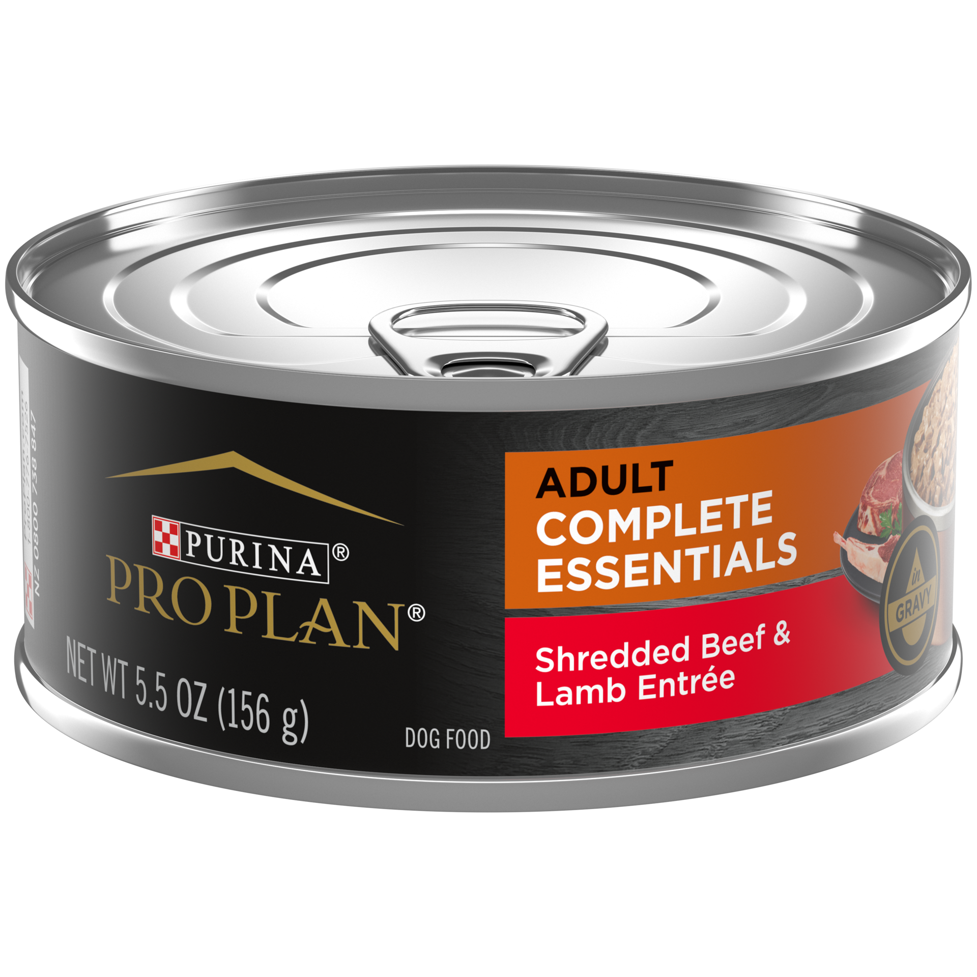 slide 1 of 2, Pro Plan Savor Shredded Beef & Lamb Entree Adult Canned Dog Food, 5.5 oz