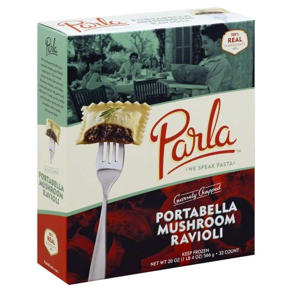 slide 1 of 1, Parla Portabella Mushroom Ravioli, 20 oz