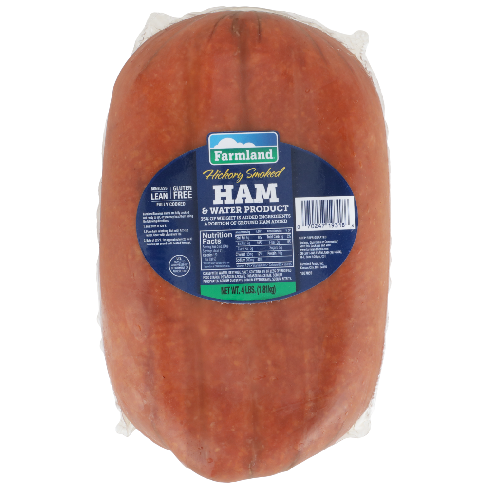 slide 1 of 6, Farmland Ham & Water Product 4 lb, 4 lb