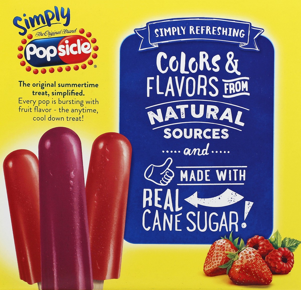 slide 6 of 6, Popsicle Strawberry & Raspberry, 18 ct; 19.8 fl oz