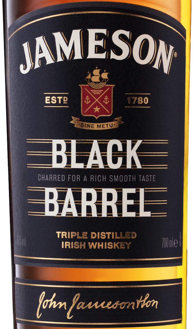 slide 7 of 10, Jameson Irish Whiskey Jameson Black Barrel Irish Whiskey, 750 mL Bottle, 40% ABV, 750 ml