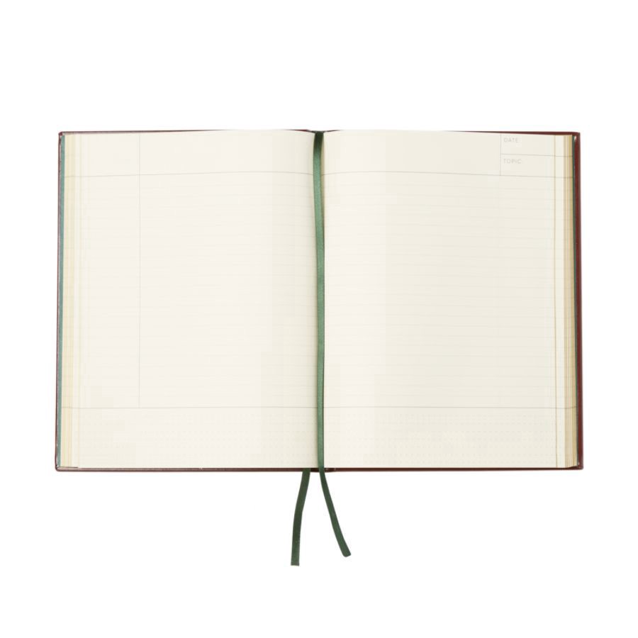 slide 3 of 3, C.R. Gibson Bonded Leather Journal, Brown, 128 ct; 7 1/2 in x 10 in