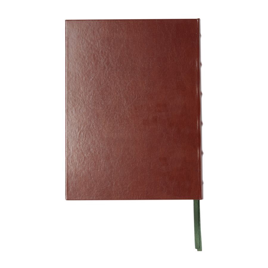 slide 2 of 3, C.R. Gibson Bonded Leather Journal, Brown, 128 ct; 7 1/2 in x 10 in