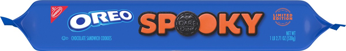 slide 3 of 9, OREO Orange Creme Chocolate Sandwich Cookies, Limited Edition, Halloween Cookies, 18.71 oz, 18.71 oz