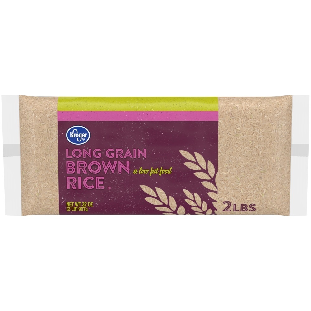 slide 1 of 1, Kroger Long Grain Brown Rice, 32 oz