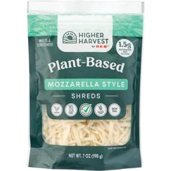 Higher Harvest by H-E-B Plant Based Mozzarella Cheese Shreds