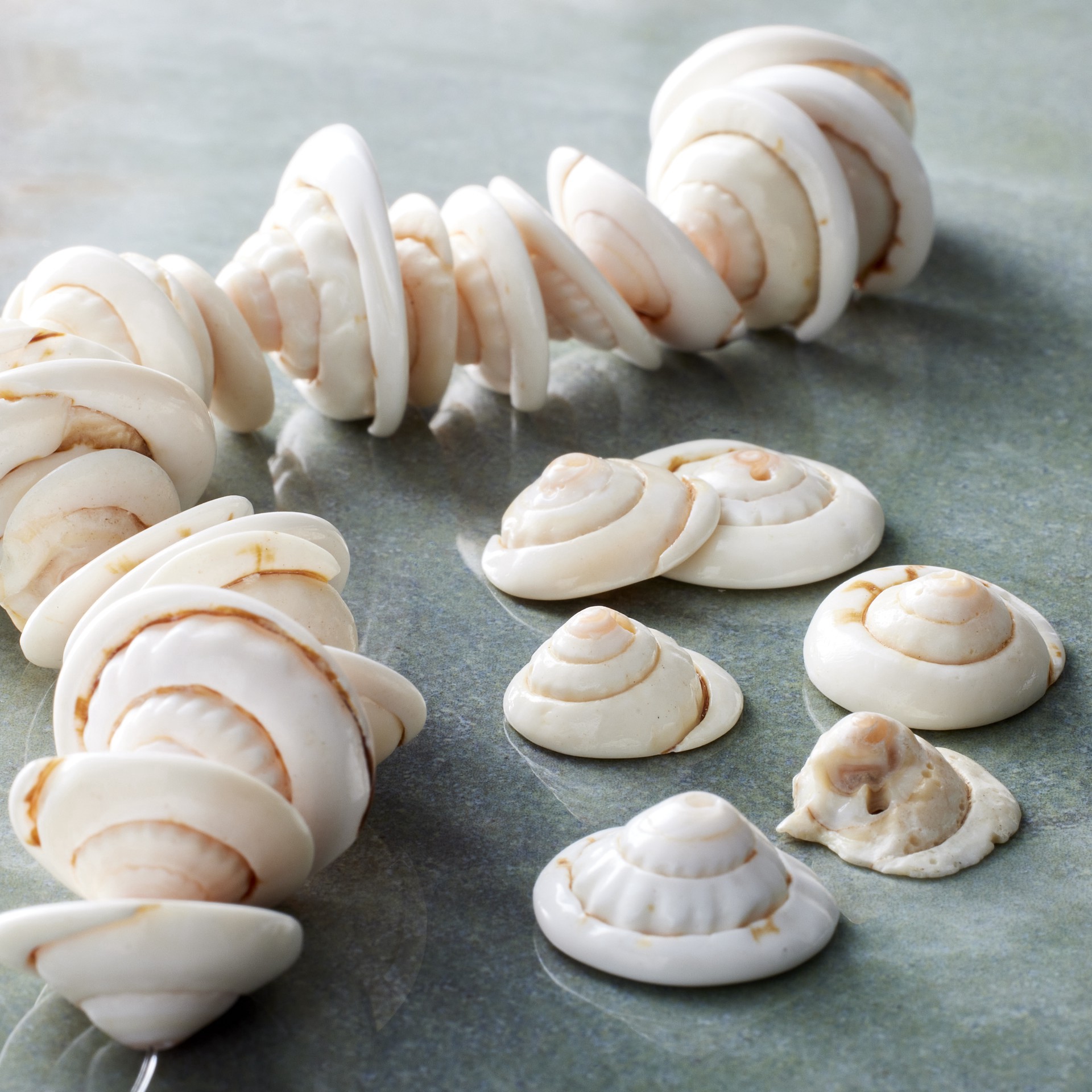 slide 3 of 3, Natural Shell Nugget Beads, 13mm By Bead Landing, 13mm