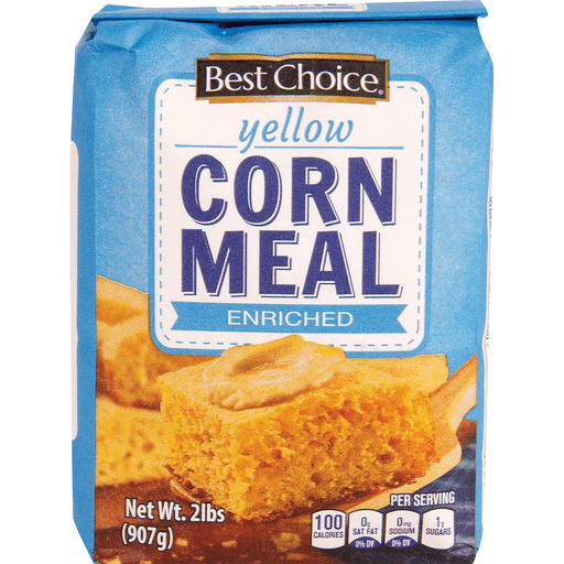 slide 1 of 1, Best Choice Yellow Corn Meal, 2 lb