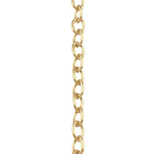 slide 1 of 2, 72" Gold Cable Chain By Bead Landing, 72 in