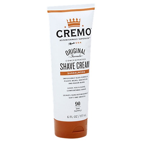 slide 1 of 1, Cremo Mens Sandalwood Shave Cream, 6 fl oz