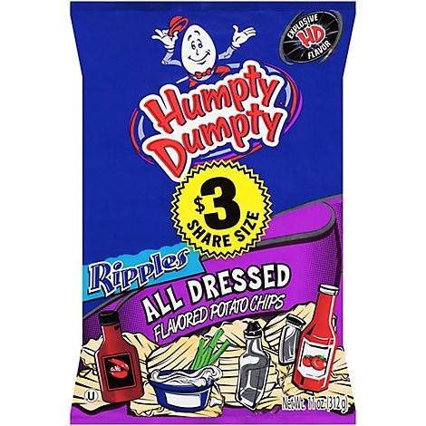 slide 1 of 1, Humpty Dumpty All Dressed Potato Chip- 11 oz, 11 oz