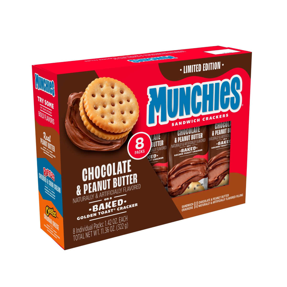 slide 3 of 4, F/lay Munchies Choc/pb, 11 oz