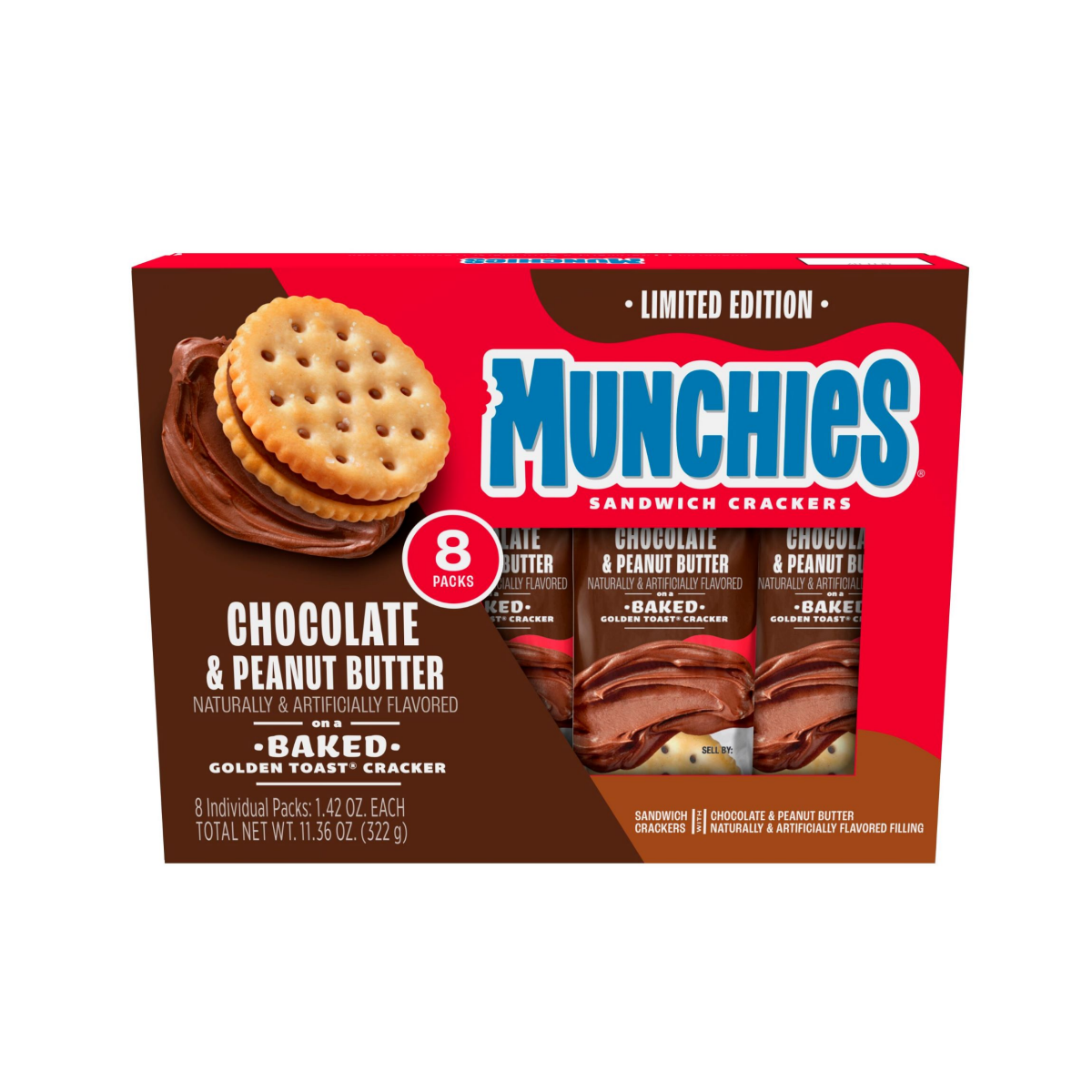slide 1 of 4, F/lay Munchies Choc/pb, 11 oz