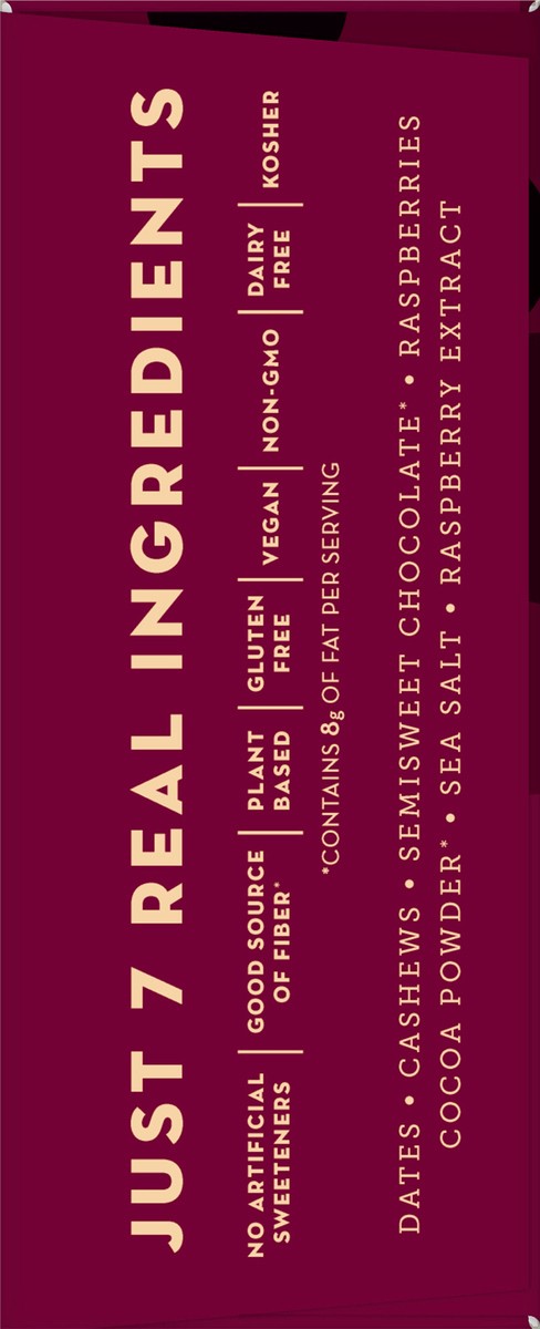 slide 2 of 9, LÄRABAR Chocolate Raspberry Truffle, Gluten Free Vegan Fruit Nut Bars, 8 ct, 8 ct