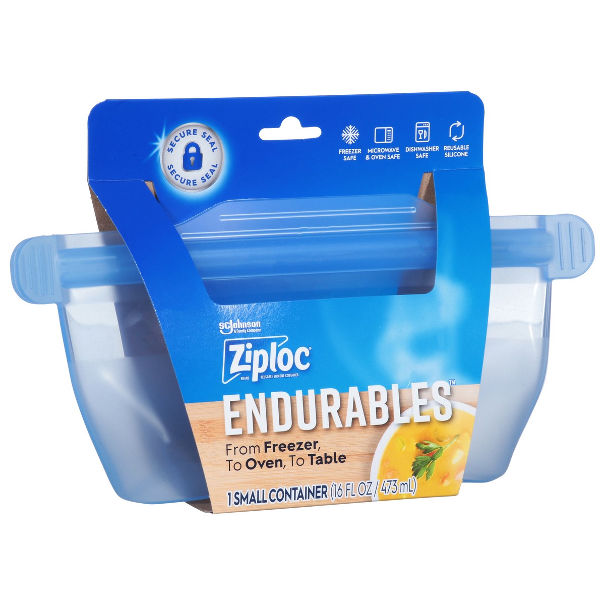slide 4 of 9, Ziploc Endurables, Small Container, 2 cups, 16 oz