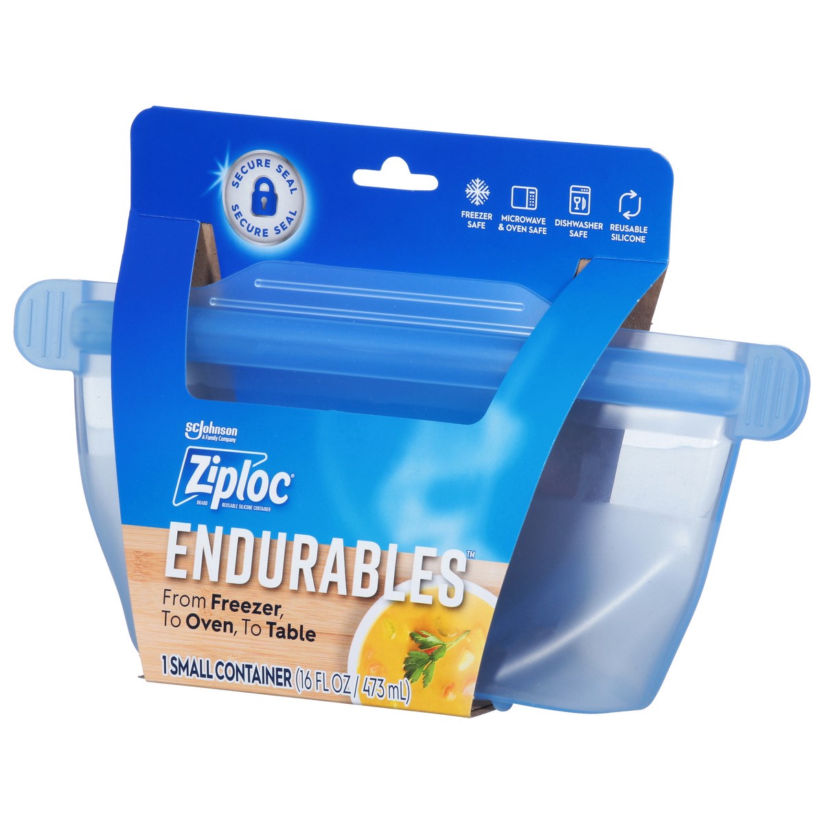 slide 5 of 9, Ziploc Endurables, Small Container, 2 cups, 16 oz