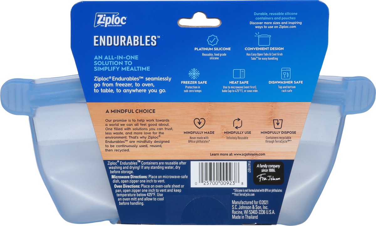 slide 2 of 9, Ziploc Endurables, Small Container, 2 cups, 16 oz