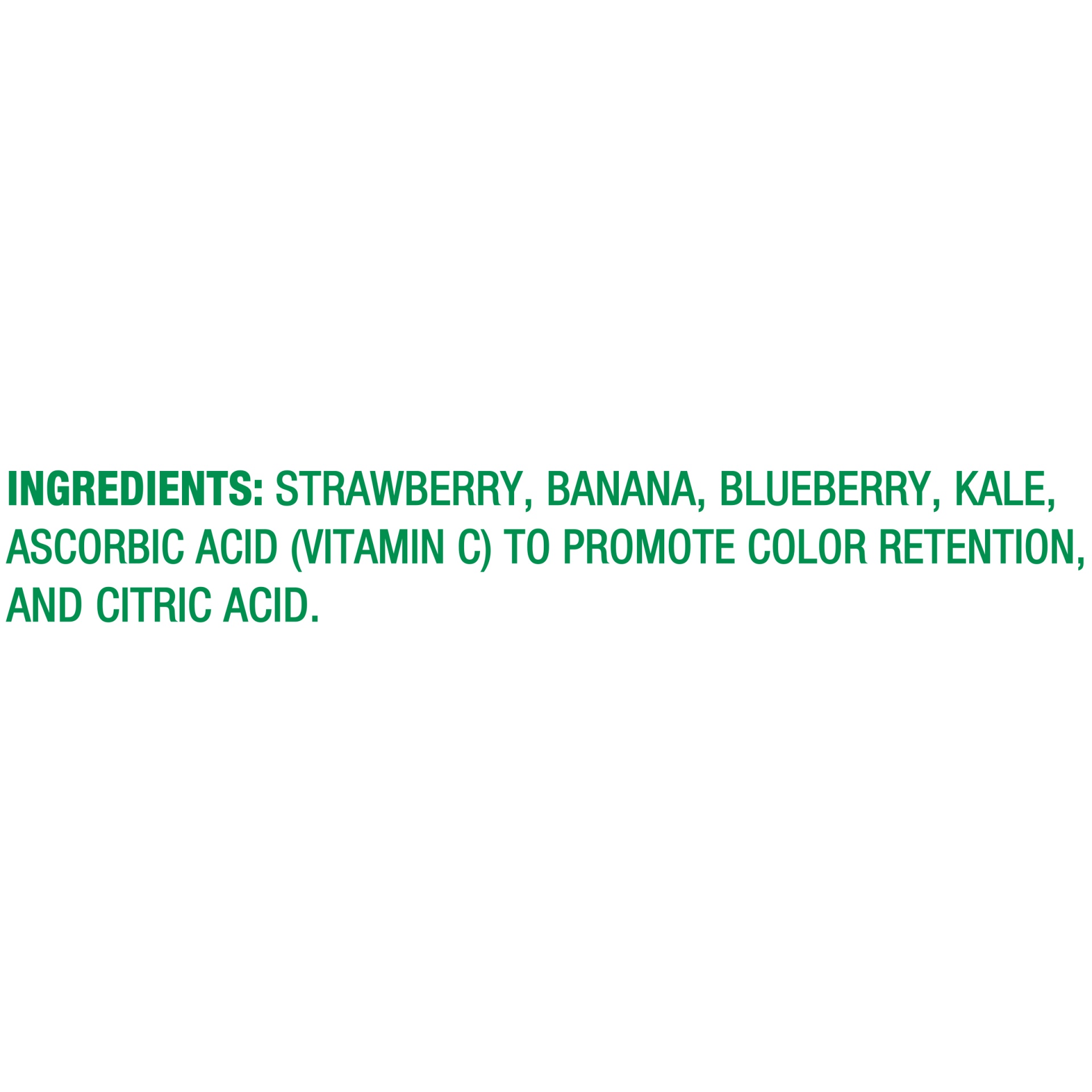 Dole Frozen Fruit & Veggie Blends Berries 'N Kale Smoothies 32 oz Shipt