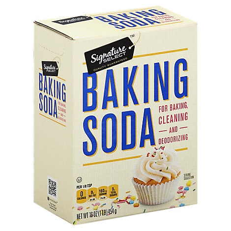 slide 1 of 1, Signature Select Baking Soda, 16 oz