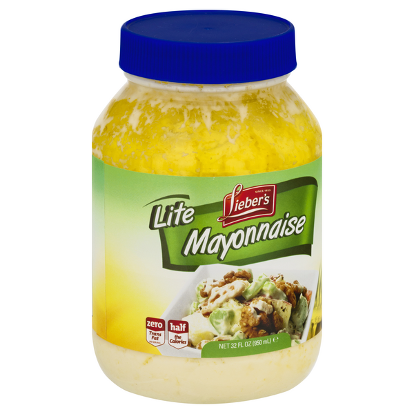 slide 1 of 1, Lieber's Mayonnaise Light, 32 oz