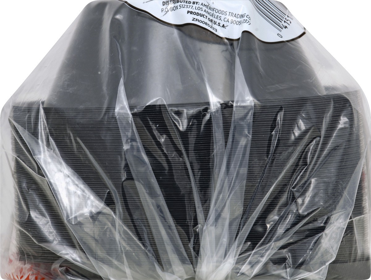 slide 4 of 6, First Street Black Plastic Bowls, 75 ct