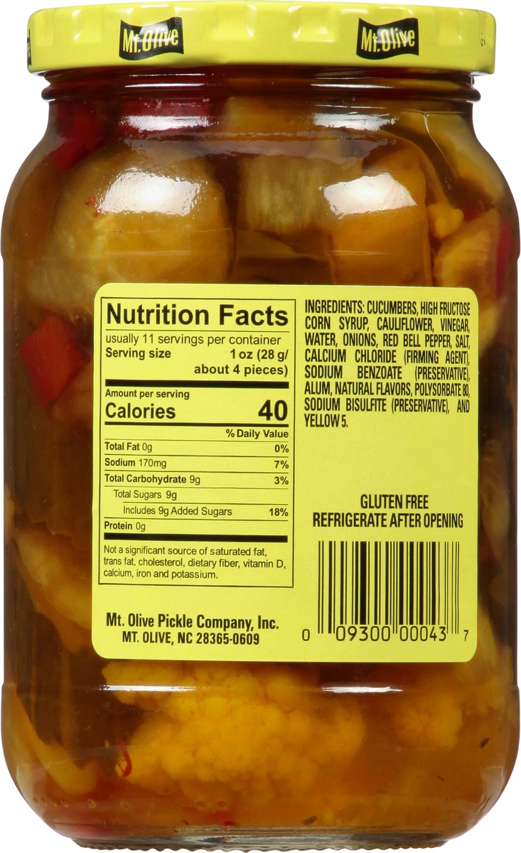 Mt. Olive Sweet Mixed Pickles 16 oz Shipt