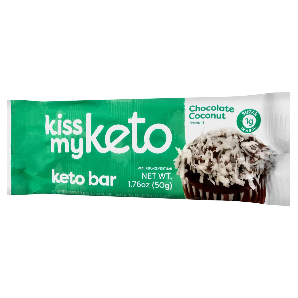 slide 3 of 9, Kiss My Keto Chocolate Coconut Flavored Bar 1.76 oz Wrapper, 1.76 oz