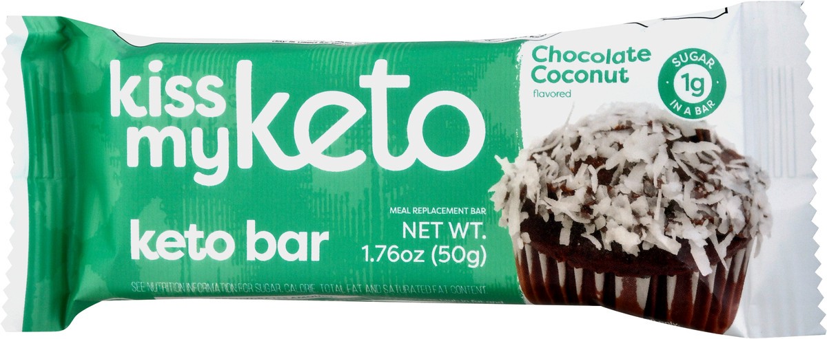 slide 6 of 9, Kiss My Keto Chocolate Coconut Flavored Bar 1.76 oz Wrapper, 1.76 oz