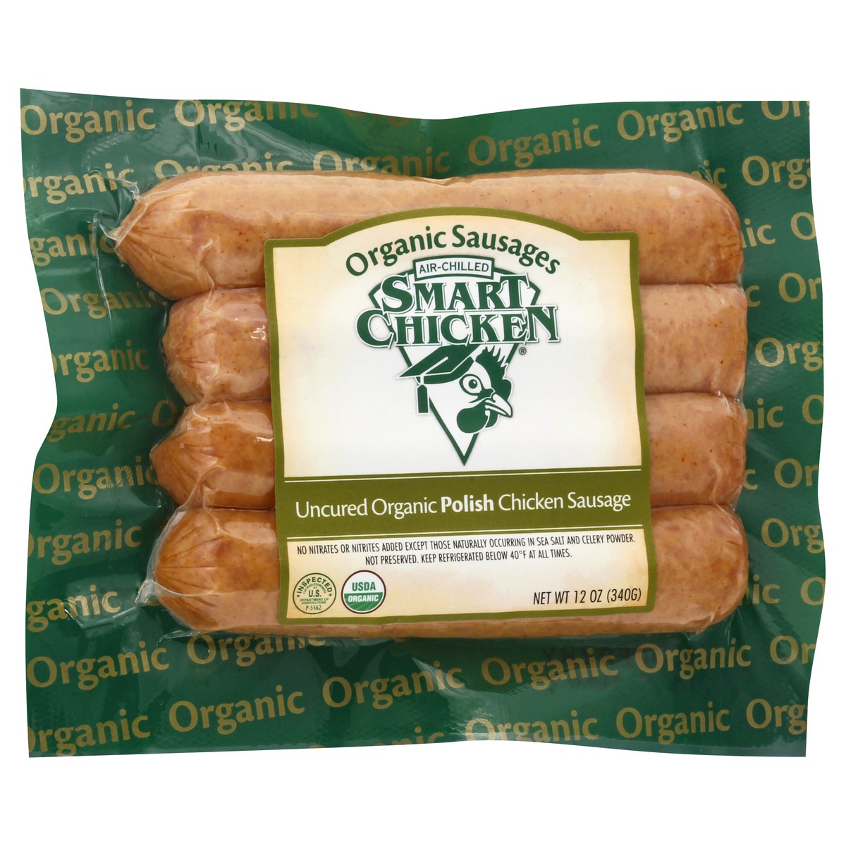 slide 4 of 12, Tecumseh Farms Smart Chicken Organic Polish Sausage, 12 oz