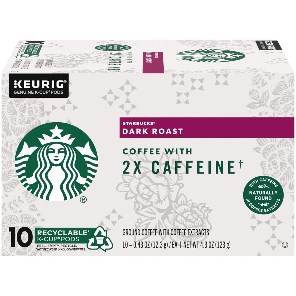 slide 1 of 1, Starbucks KCUP PLUS DARK ROAST, 10 ct