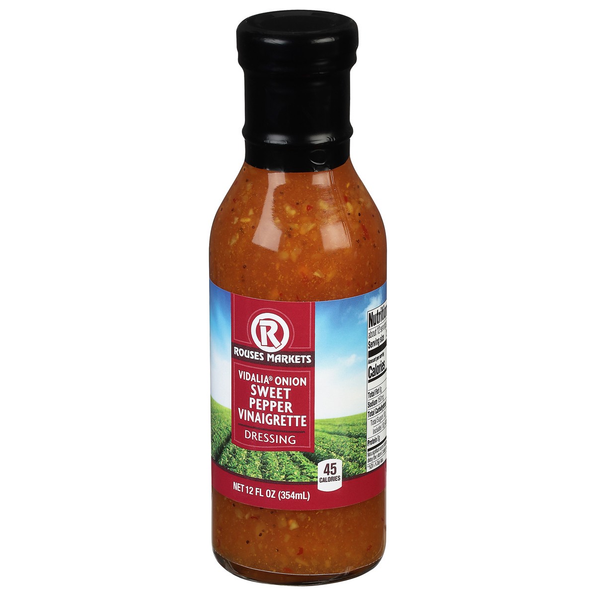 slide 4 of 4, Rouses Markets Vidalia Onion Sweet Pepper Vinaigrette Dressing 12 fl oz, 12 fl oz
