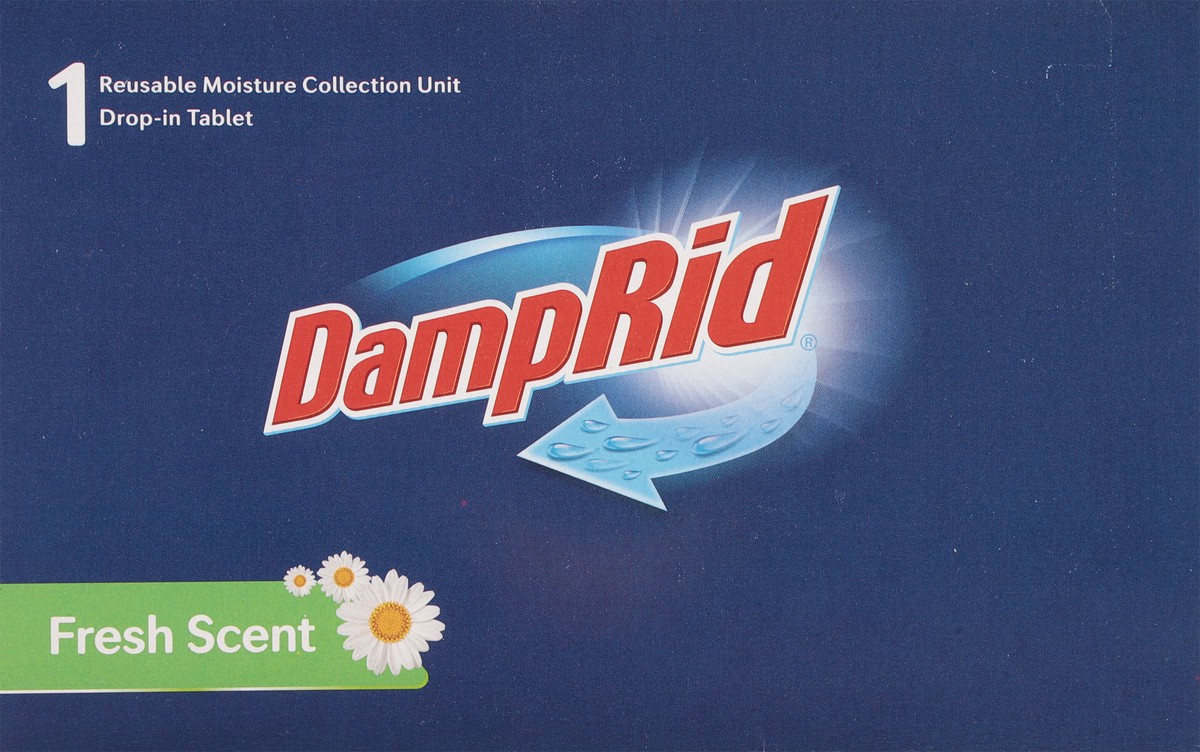 slide 9 of 9, DampRid Fresh Scent Drop-In Tab Moisture Absorber Starter Kit, 4 ct