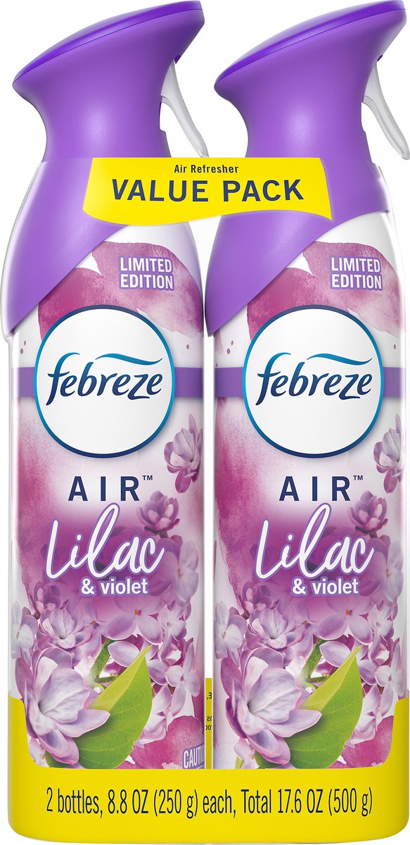 slide 1 of 9, Febreze Air Value Pack Lilac & Violet Air Refresher 2 ea, 2 ct; 8.8 oz