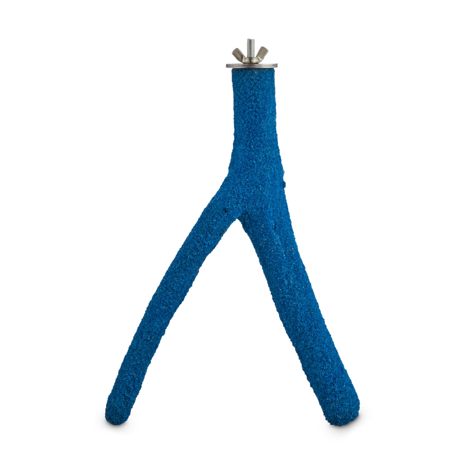 slide 1 of 1, You & Me Blue Forked Sand Bird Perch - Small, 1 ct