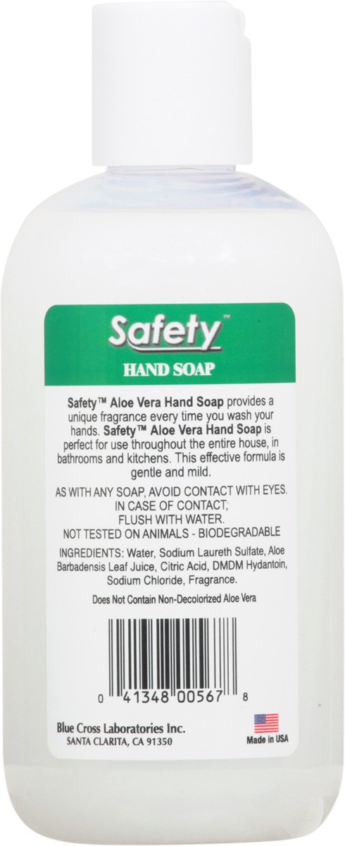 slide 6 of 9, Safety Aloe Vera Hand Soap 8 fl oz, 8 oz