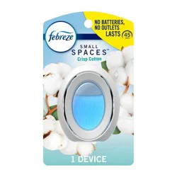 Febreze Small Spaces Air Freshener Crisp Cotton - 0.25 fl oz