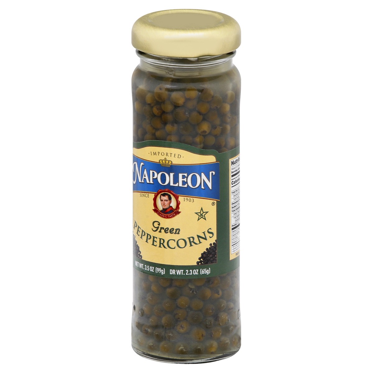 slide 8 of 13, Napoleon Green Peppercorns 3.5 oz, 3.5 oz