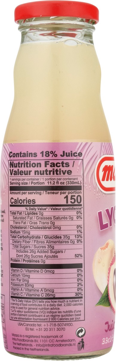 slide 9 of 9, Maaza Lychee Juice Drink - 11.19 fl oz, 11.19 fl oz
