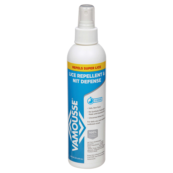 slide 1 of 1, Vamousse Lice Repellent & Nit Defense 8 oz, 8 oz