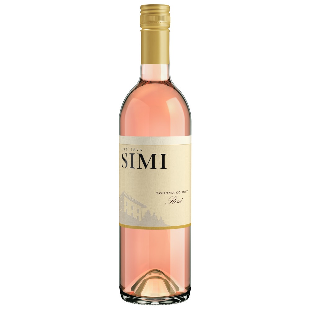 slide 1 of 7, SIMI Sonoma County Dry Rose Wine, 750 ml