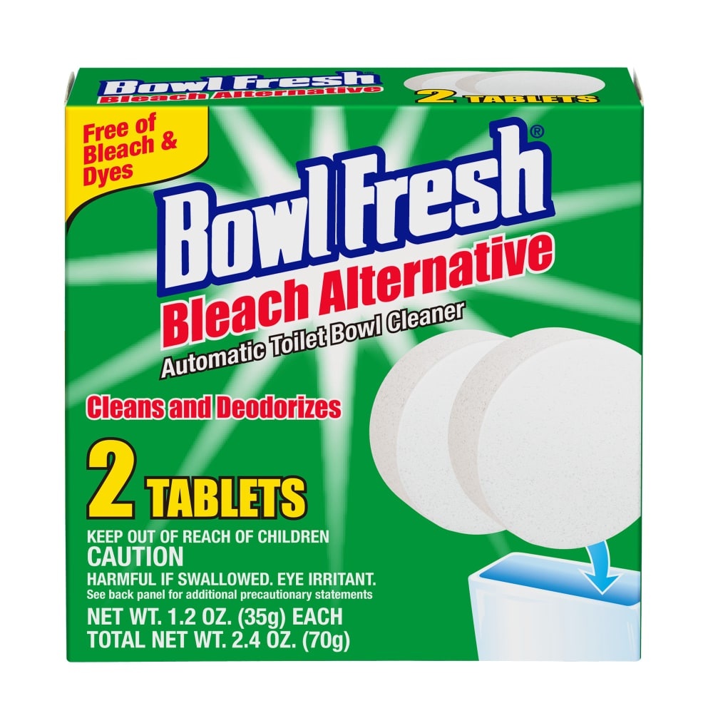 slide 1 of 1, Bowl Fresh Bleach Alternative Automatic Toilet Bowl Cleaner Tablets - 2 Pk, 1.2 oz