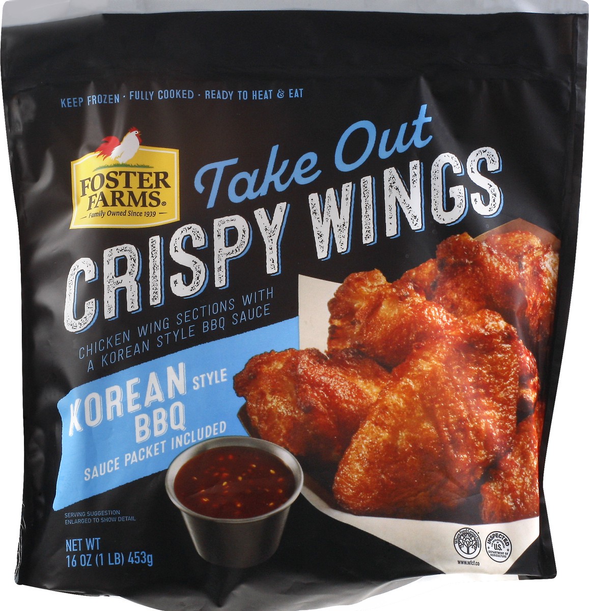 slide 1 of 12, Foster Farms Take Out Korean Style BBQ Crispy Wings 16 oz, 16 oz